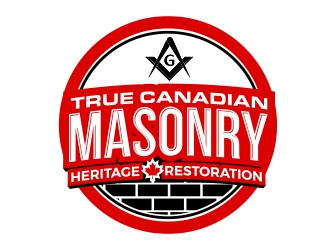 True Canadian Masonry logo design by MarkindDesign