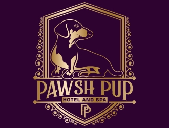 Pawsh Pup logo design by Suvendu