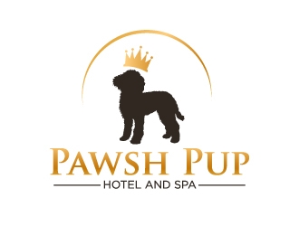 Pawsh Pup logo design by iamjason