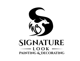 Signature Look Painting & Decorating logo design by Rossee