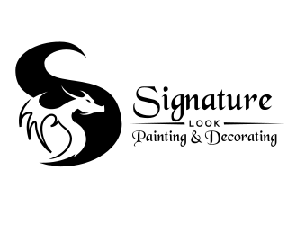 Signature Look Painting & Decorating logo design by Rossee