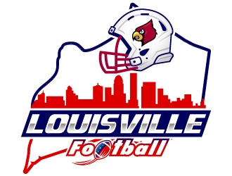 Louisville Football logo design by Suvendu