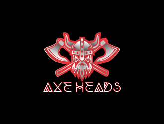 Axe Heads logo design by oke2angconcept