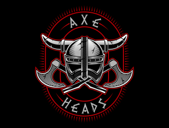 Axe Heads logo design by Panara