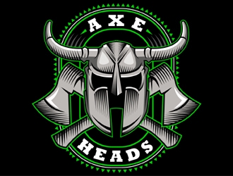 Axe Heads logo design by MAXR
