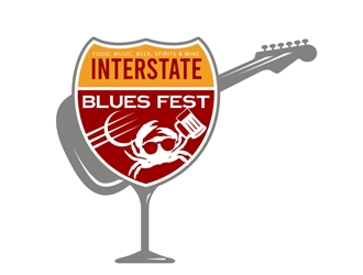 Interstate Blues Fest logo design by DreamLogoDesign