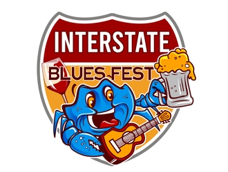 Interstate Blues Fest logo design by DreamLogoDesign