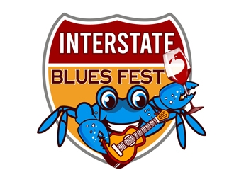 Interstate Blues Fest logo design by DreamLogoDesign