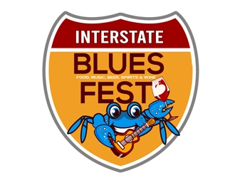 Interstate Blues Fest logo design by DreamLogoDesign