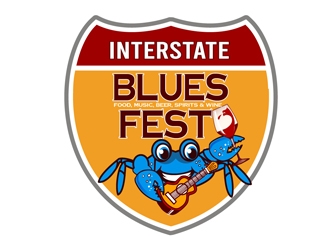 Interstate Blues Fest logo design by DreamLogoDesign