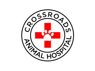 Crossroads Animal Hospital logo design by asyqh