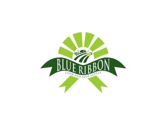 Blue Ribbon Farm and Feed Supply logo design by superiors