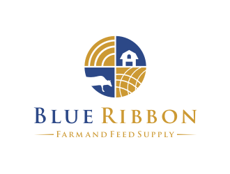 Blue Ribbon Farm and Feed Supply logo design by superiors