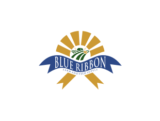 Blue Ribbon Farm and Feed Supply logo design by superiors