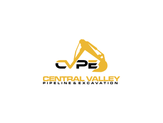 Central Valley Pipeline & Excavation (CVPE) logo design by oke2angconcept