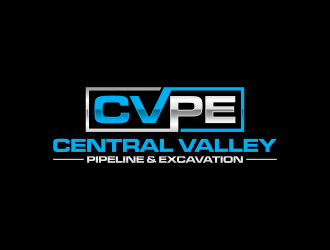 Central Valley Pipeline & Excavation (CVPE) logo design by RIANW