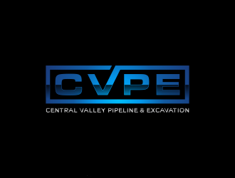 Central Valley Pipeline & Excavation (CVPE) logo design by grafisart2