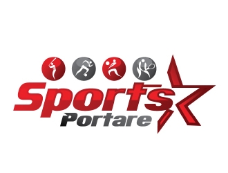 Sports Portare logo design by KreativeLogos