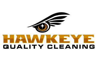 Hawkeye Quality Cleaning logo design by megalogos
