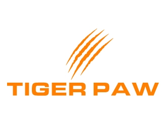 Tiger paw logo design by AamirKhan