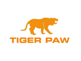 Tiger paw logo design by AamirKhan