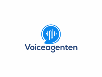 Voiceagenten logo design by checx