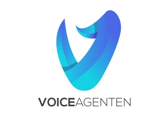 Voiceagenten logo design by robiulrobin