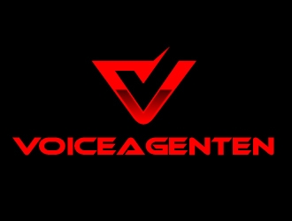 Voiceagenten logo design by AamirKhan