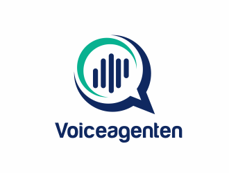 Voiceagenten logo design by serprimero