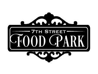7th Street Food Park logo design by AamirKhan