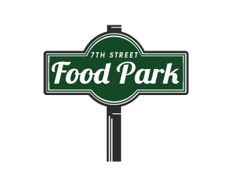 7th Street Food Park logo design by AamirKhan