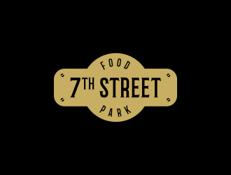 7th Street Food Park logo design by checx