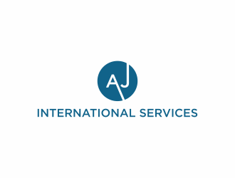 AJ International Services logo design by hopee