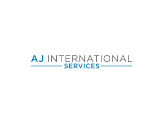 AJ International Services logo design by logitec