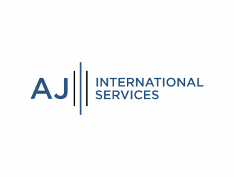 AJ International Services logo design by hopee