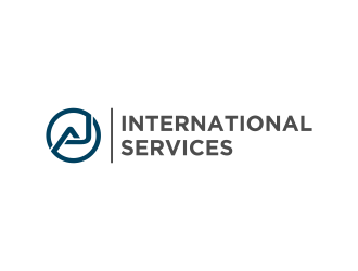 AJ International Services logo design by salis17
