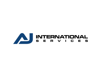 AJ International Services logo design by RIANW
