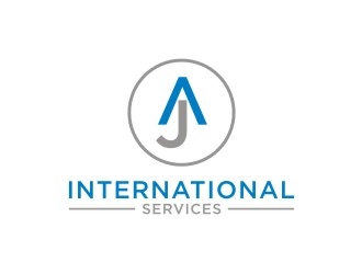 AJ International Services logo design by sabyan