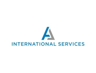 AJ International Services logo design by sabyan