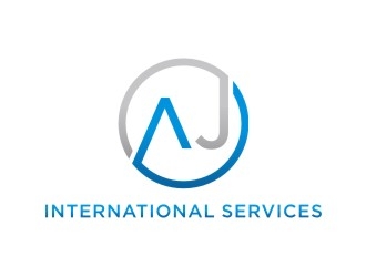 AJ International Services logo design by sabyan