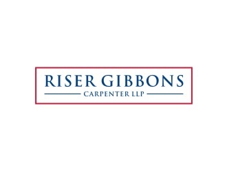 RISER GIBBONS CARPENTER LLP logo design by sabyan