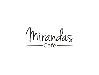 Mirandas Café logo design by Sheilla