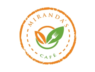 Mirandas Café logo design by shravya