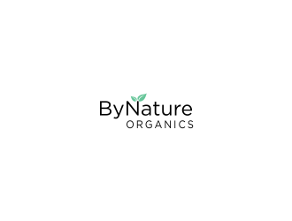 ByNature Organics logo design by haidar