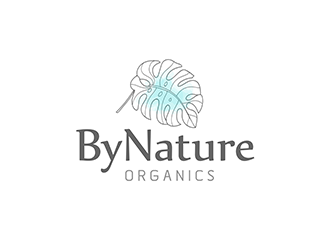 ByNature Organics logo design by 3Dlogos