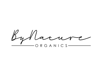 ByNature Organics logo design by nurul_rizkon