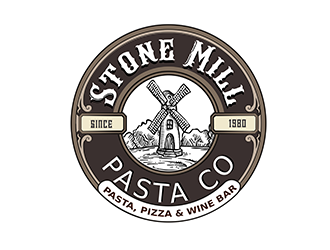 Stone Mill Pasta Co.  logo design by 3Dlogos