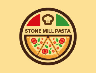 Stone Mill Pasta Co.  logo design by czars
