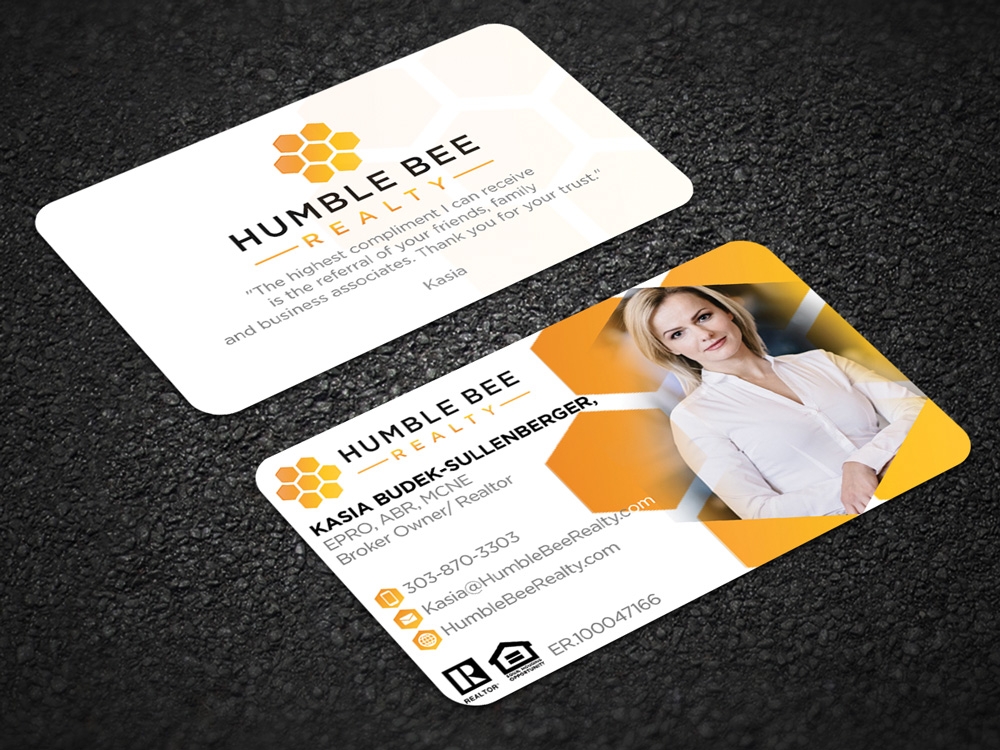 Humble Bee Realty logo design by aRBy