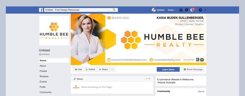 Humble Bee Realty logo design by aRBy